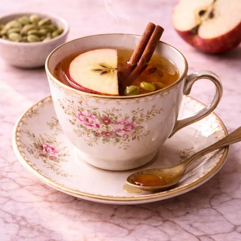 L'infusion pomme-cannelle