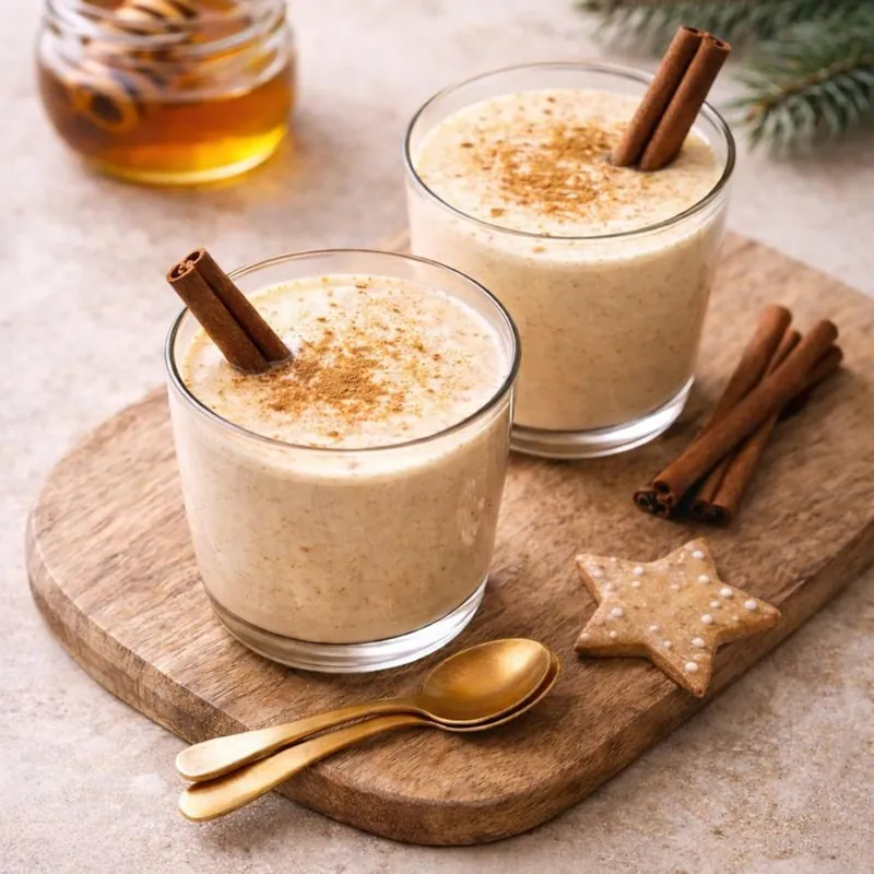 Le lait chaud miel-cannelle