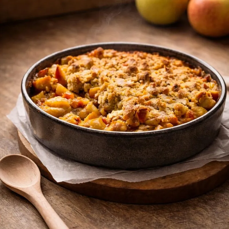 Le crumble du soir d'automne