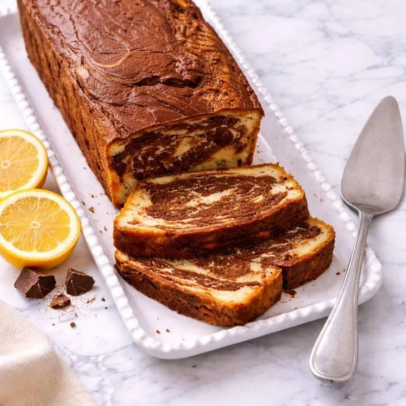 Le marbré chocolat-citron