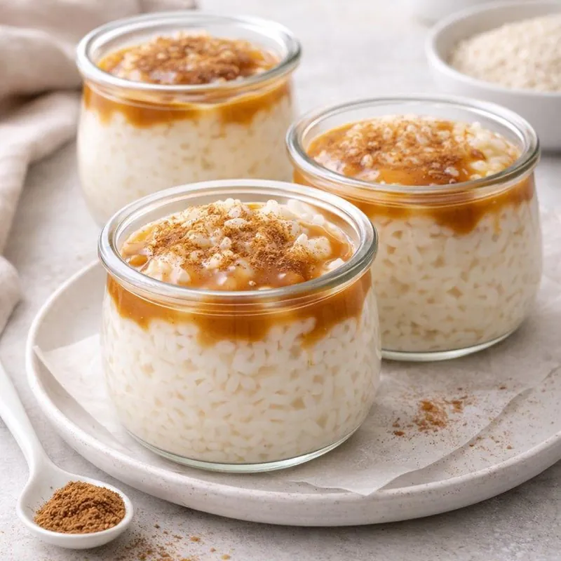 Le riz au lait en verrine