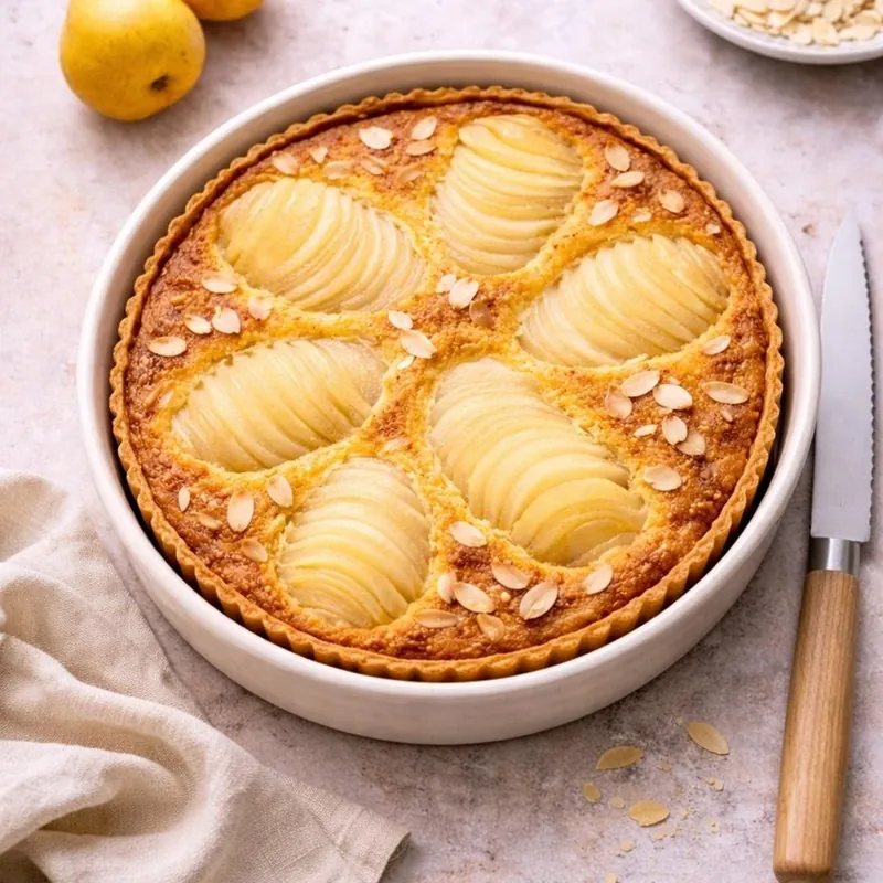La tarte poire amandine