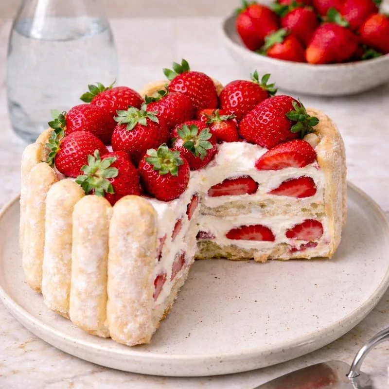 La charlotte aux fraises