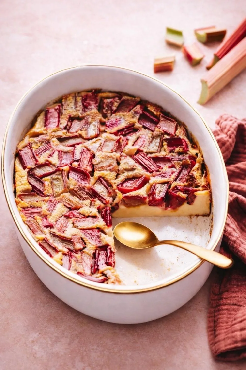 La tarte à la rhubarbe