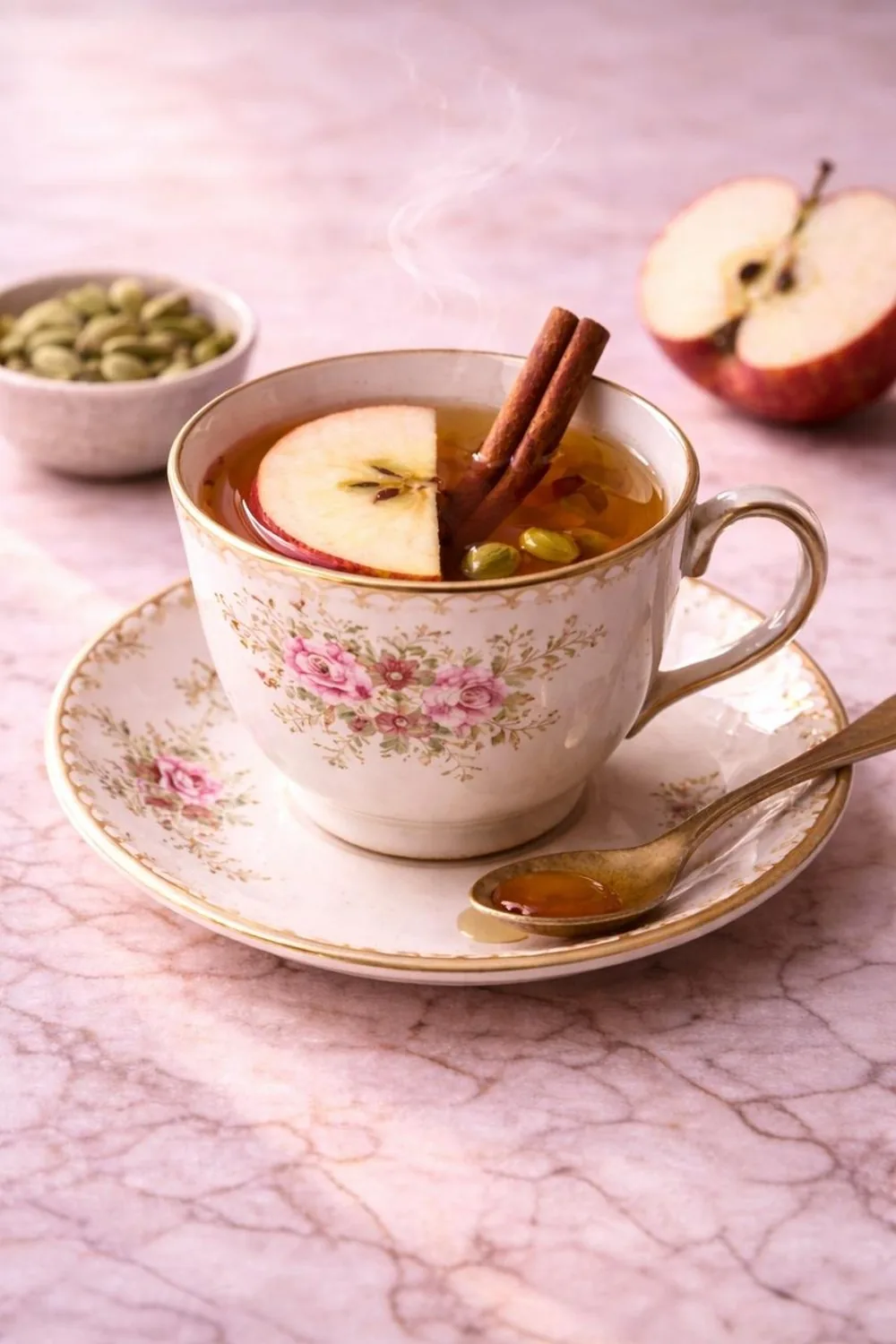 L'infusion pomme-cannelle