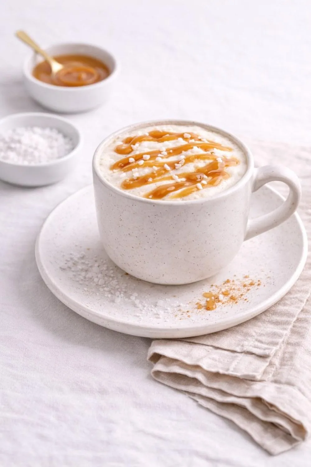 Le lait chaud au caramel beurre salé
