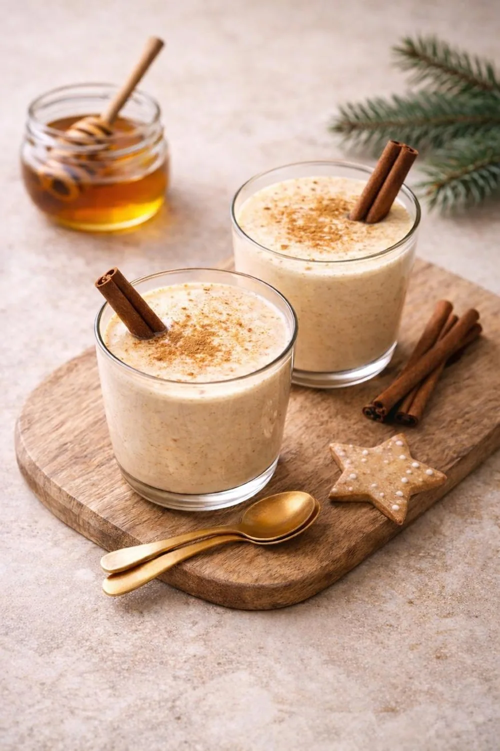Le lait chaud miel-cannelle