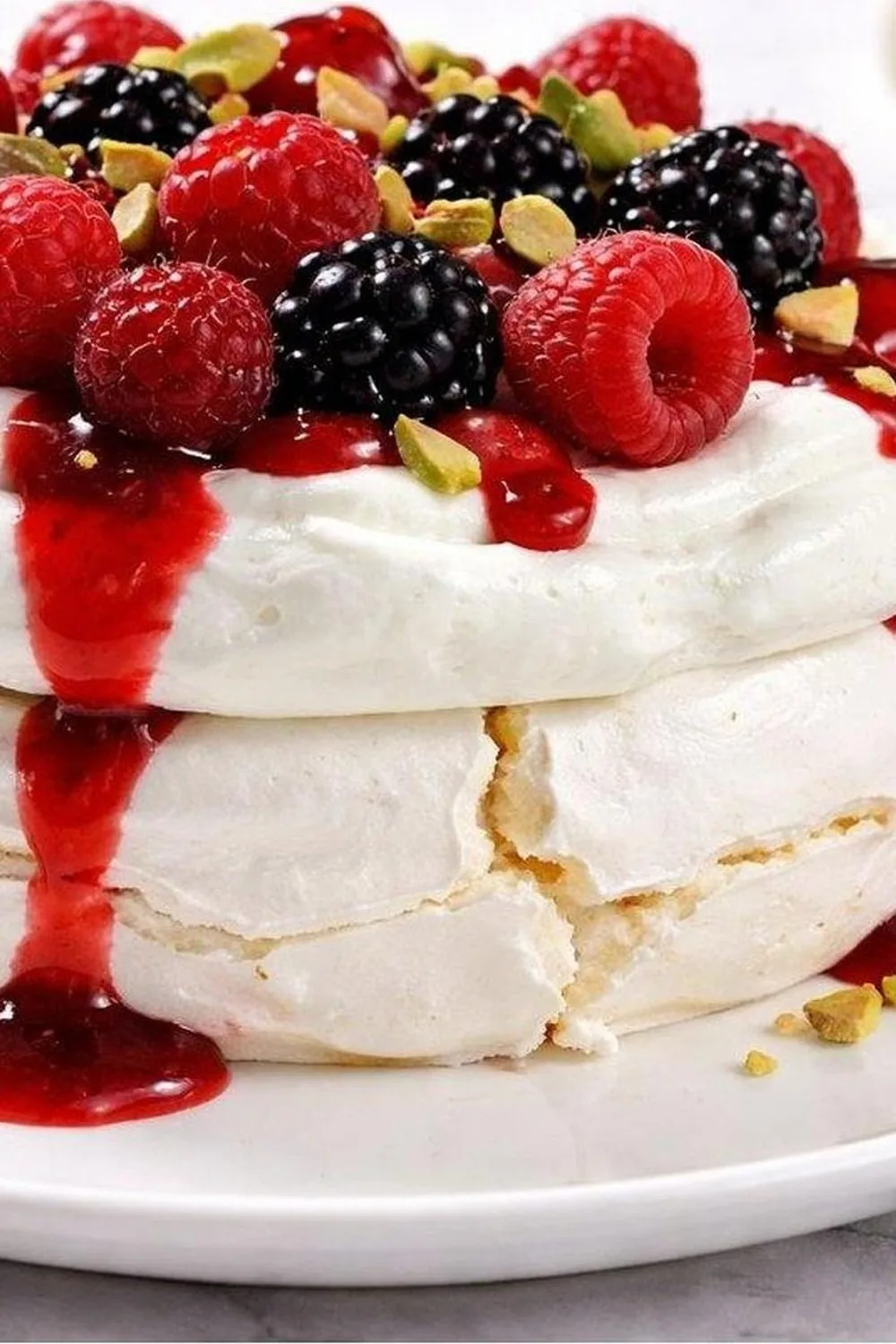 La pavlova aux fruits de saison