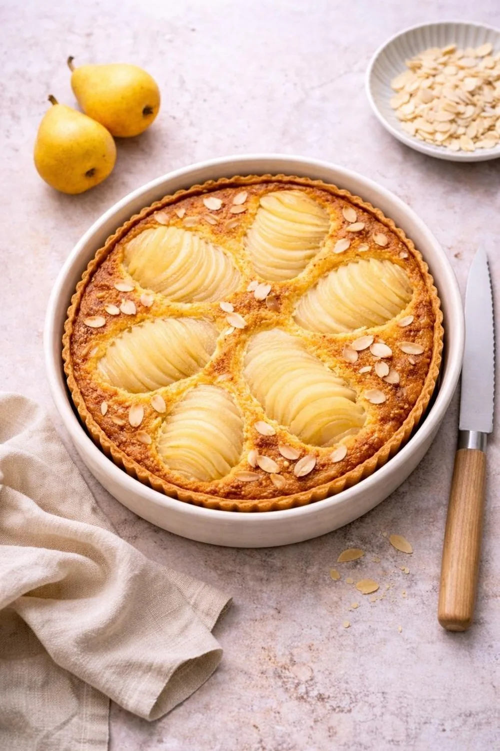 La tarte poire amandine