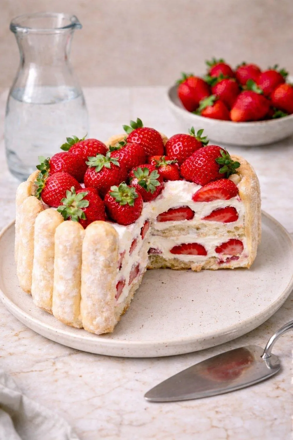 La charlotte aux fraises