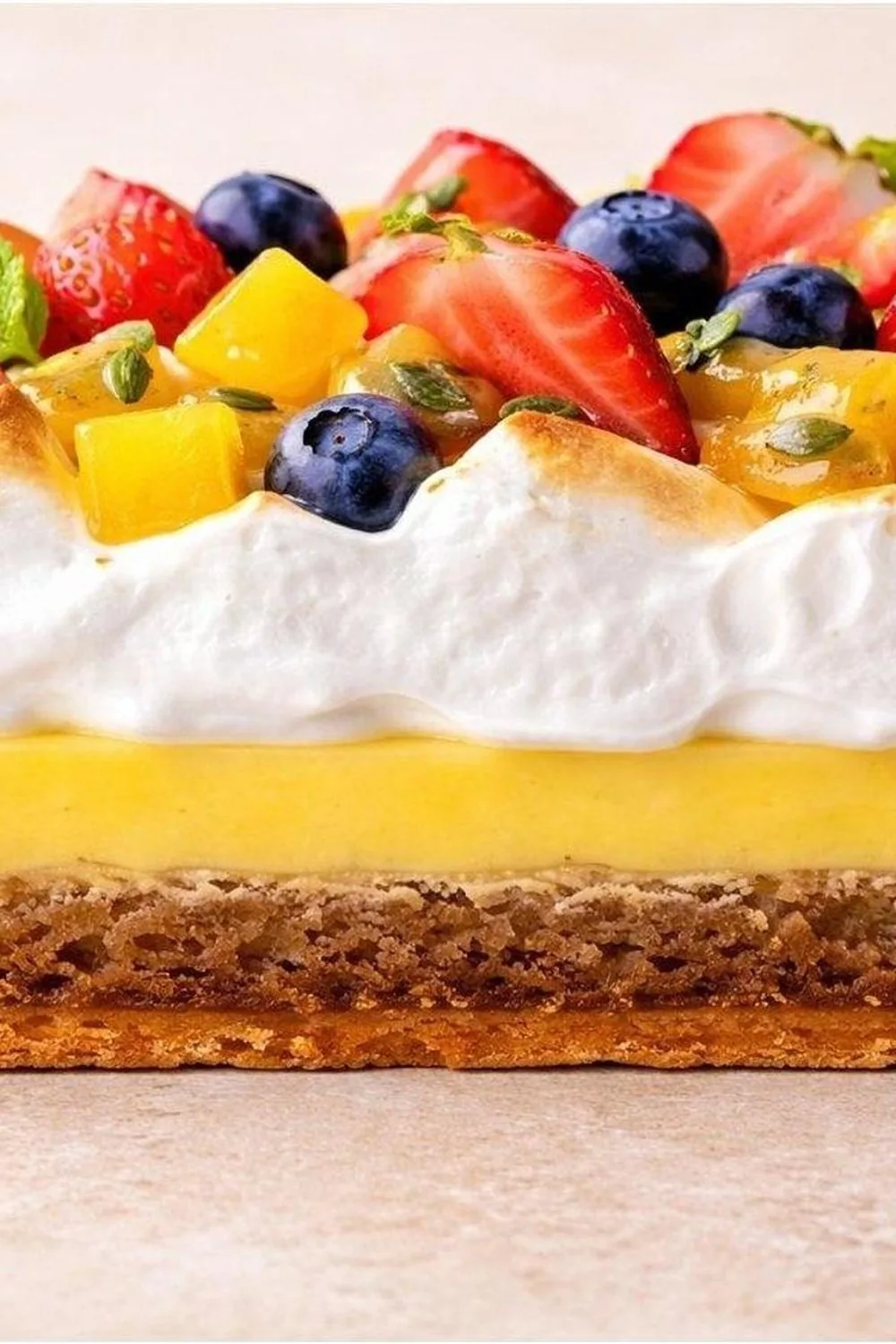 La tarte au citron meringuée
